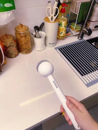 ecoco长柄旋转锅刷可替换刷头厨房刷锅神器洗锅多功能清洁刷家用  #锅刷  #长柄锅刷  #刷锅神器  #厨房清洁  #洗锅刷