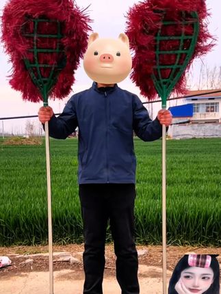 庭院铁杆笤帚物业环卫工家用软毛扫帚扫把不粘头发扫地神器