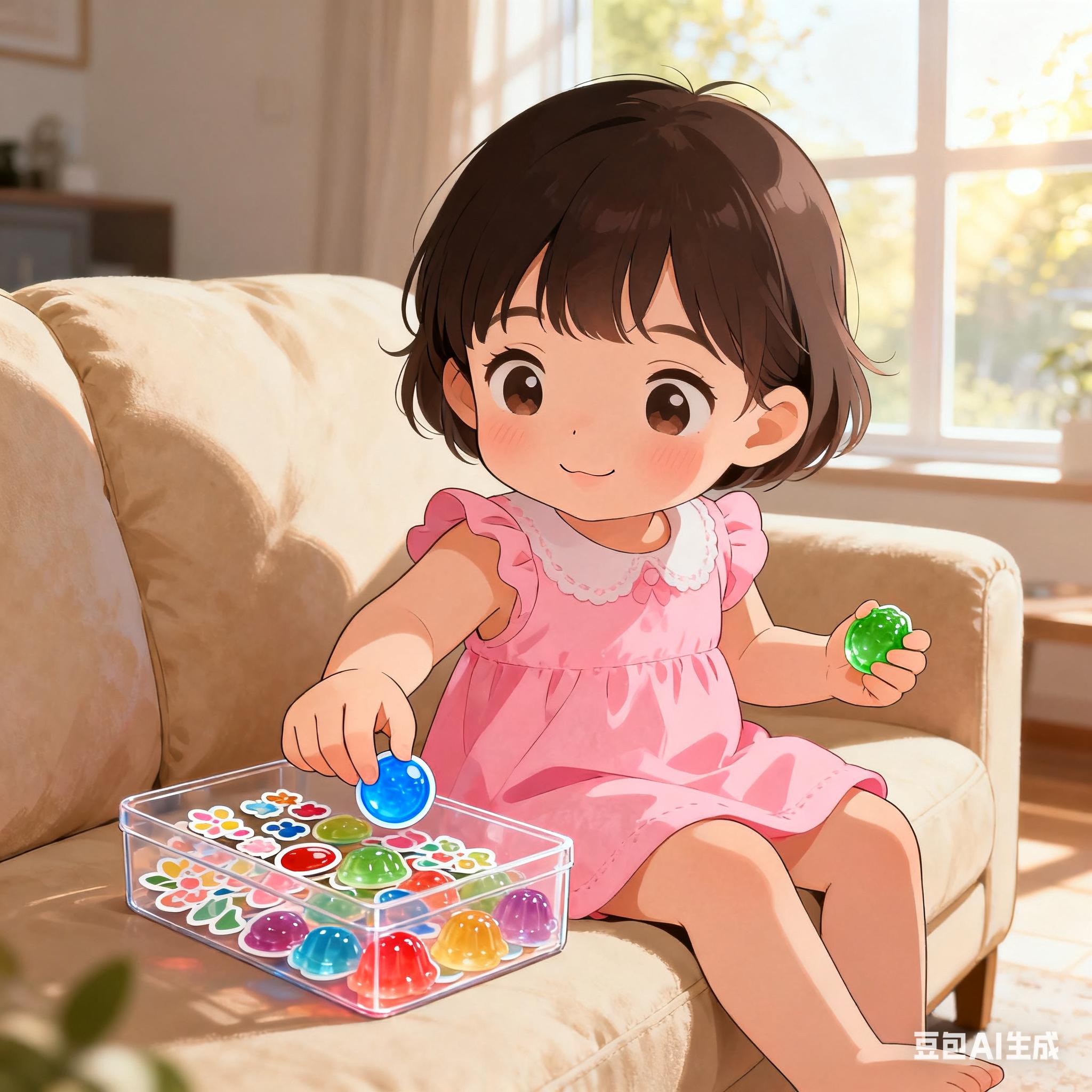 #果冻贴纸