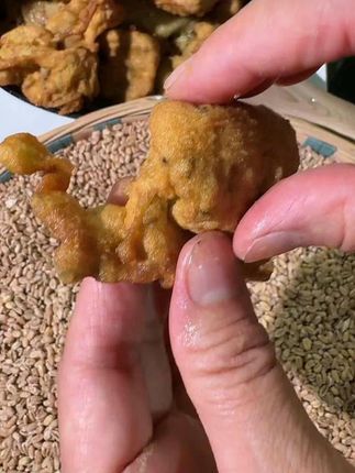 贵州土麦子面粉,做麦颗颗饭,灰面粑粑。 今年的新光头麦子打的灰面,炸粑粑。蒸麦颗颗。扯猫耳朵,煮麦汤粑。做包子馒头都很好吃。 #真材实料才能做出好味道 #好食材才能做出好味道