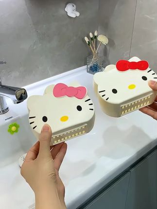 可爱小猫置物架家用壁挂式收纳盒卡通免打孔客厅卫生间挂墙收纳架#可爱小猫收纳架 #壁挂式收纳 #免打孔收纳 #家用收纳架 #客厅收纳