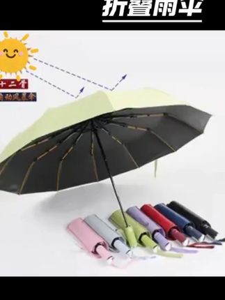 #折叠雨伞 #好物推荐🔥 #晴雨两用伞 #户外用品 #雨天出行