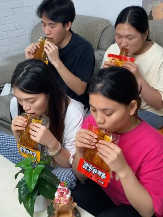 真的太香了,就是这个湖南特产烤面筋#好吃到停不下来