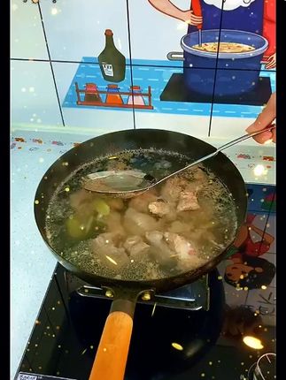 304不锈钢浮沫过滤勺食品级滤网撇浮沫撇油隔渣勺厨房家用打沫勺#好物分享 #好物推荐