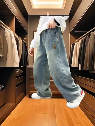 男童牛仔裤#男童运动裤 #男童冰丝裤 #潮童必备 #速干裤 #透气舒适