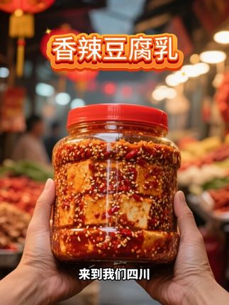 z小时候踮脚偷挖奶奶坛子里的豆腐乳,那种咸香直冲天灵盖的快乐 这款传承一百多年的乐山非遗技艺的豆腐乳,用的是180天土坛湿发酵方式制作的,每一口都是工业化生产复制不了的醇厚!,开盖瞬间,红亮油润的腐乳裹着秘制辣椒面,咸香麻辣直钻鼻腔!拌一勺在刚出锅的米饭里,粒粒分明的米香裹着发酵的醇厚,空口吃三碗根本停不下来;蘸着馒头,绵密口感瞬间激活味蕾,打工人的潦草午餐秒变饕餮盛宴!不加防腐剂给娃拌饭、给爸妈佐粥,全家老小抢着吃!,工厂爆单!点击下方链接,手慢的又要等半年!#下饭神器 #豆腐乳 #分享家乡特产