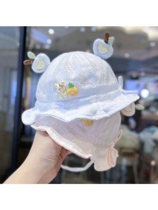 宝宝帽子春秋季男女童出游遮阳渔夫帽可爱婴儿夏薄防风护囟门盆帽 #宝宝渔夫帽 #婴儿遮阳帽 #护囟门帽 #春秋季帽子 #防风盆帽