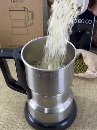 【热搜】中药难打碎?家用小型磨粉机,一机多用! #好物推荐 #磨粉机 #粉碎机 #研磨机 #打粉机
