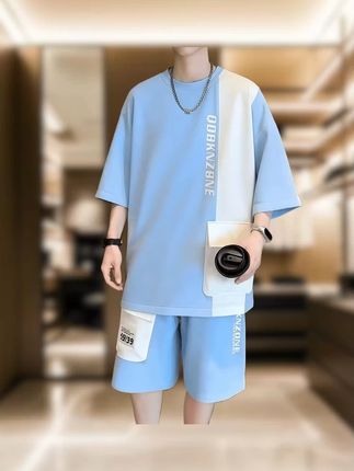#套装 #休闲套装 #夏季套装 #宽松套装 #运动套装