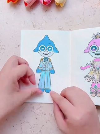 24张tungtungtungsahur外国山海经贴纸儿童益智玩具贴画装饰diy贴