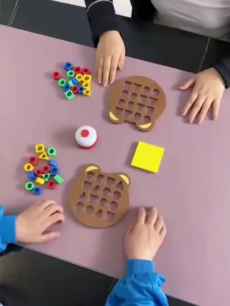 【亲子互动】儿童益智玩具亲子互动桌面对战专注力几何配对训练积木#儿童益智玩具 #亲子互动积木 #专注力训练 #几何配对 #桌面对战