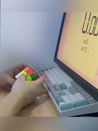 热卖 rs3m v5三阶魔方磁悬浮3阶比赛还原速拧磁力魔方益智玩具
