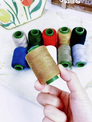 缝纫线小卷203粗线家用缝被子针线缝补结实线团缝衣线#缝纫线  #手工针线  #缝衣针线  #结实耐用  #牛仔线