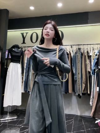 YOYO自制【软软相拥】#显瘦穿搭 #早秋穿搭