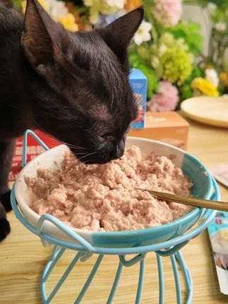 你以为这只是一款普通的猫罐头?不,这是一款肉含量超高,粗蛋白就高达50%的流心罐,不仅有多种口味,配料表还干净健康,还不快给你家小猫试试#萌宠好物 #猫罐头推荐 #猫粮