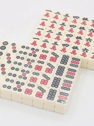20#迷你小麻将mini麻将袖珍小号便携式手搓小麻将144张家用