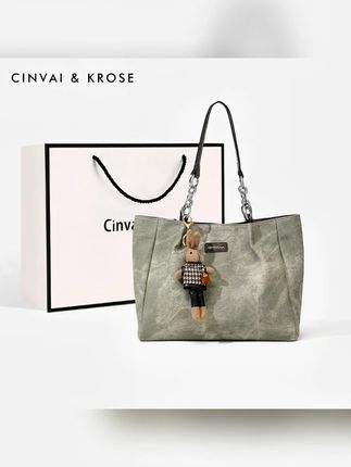 【CinvaiKrose官方正品】托特包包女2025新款大容量通勤腋下送女友#包包 #托特包 #托特包推荐 #大容量包包 #腋下包
