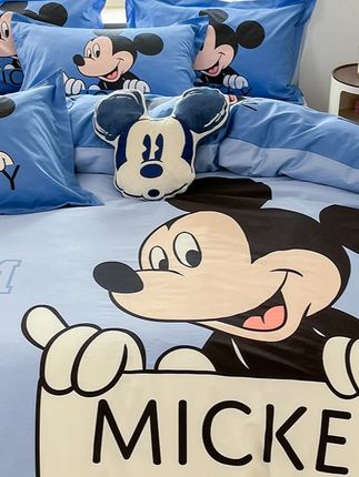 年新款印花斜纹纯棉床上用品四件套学生宿舍三件套#全棉卡通四件套  #面料柔软舒适  #家纺床上用品  #多色可选