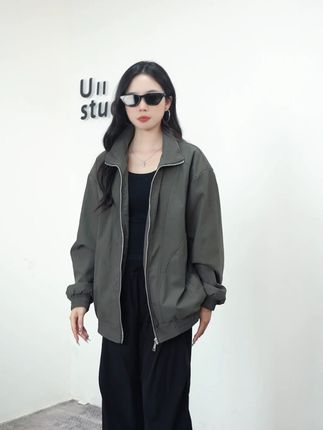 上身超帅的夹克,大码穿到300斤! #大码 #夹克 #穿搭 #穿出自己的风格