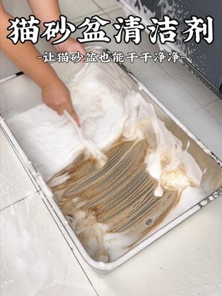 淡淡清香,泡沫也丰富, 赶紧安排这个猫砂盆清洗剂!#科学养宠攻略 #萌宠好物 #猫砂盆清洗剂 #宠物清洁 #新手养猫