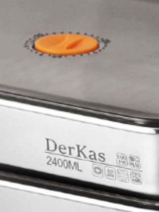 Derkas316新款抽真空不粘饺子盒保鲜盒冷藏冷冻收纳 2400ml*2个#Derkas饺子盒 #抽真空 #保鲜盒 #冷藏冷冻 #收纳