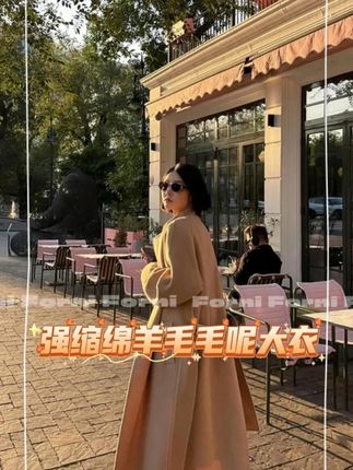 托特大衣 强缩初剪绵羊毛毛呢大衣 #毛呢大衣 #爆款热卖中谁穿谁好看 #刚需产品 #保暖显瘦穿搭 #轻奢女装推荐