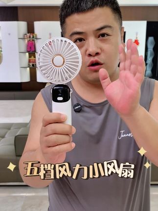 怕冷的千万别买 真的太凉快了#桌面风扇#手持风扇#清凉一夏