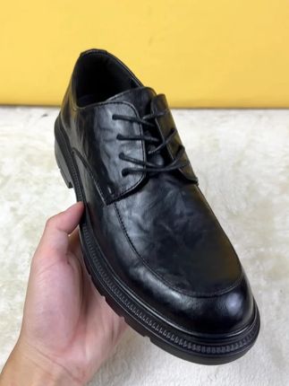 男士厚底皮鞋,软面,系带时尚!