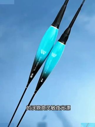 #钓鱼人就是这么疯狂 #沃鼎夜光漂变色灵敏鱼漂#子线双钩 鱼漂浮漂 #好物推荐🔥 #渔具用品