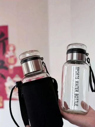 #玻璃杯 大容量吨吨玻璃杯茶水分离超便携【送杯套】1L大容量吨吨玻璃杯茶水分离带茶仓便携玻璃水杯泡茶水杯#水杯 #泡茶杯 #玻璃水杯 #吨吨杯