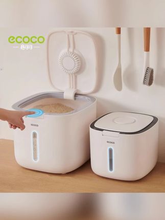ecoco米桶储米箱防虫密封面粉专用家用装米缸桶五谷杂粮收纳#米桶 #米箱 #装米缸 #杂粮收纳米桶 #米缸