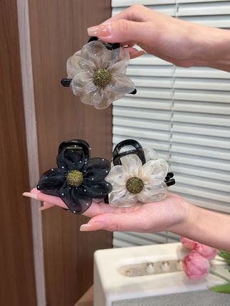 #头饰发饰 #夏季新款 #饰品分享 #头饰轻奢小众高级感 #抓夹用法