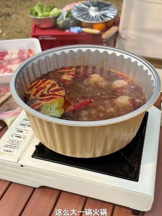 出来露营一定要带这个加厚一次性 #锡纸锅 #户外一次性锡纸锅 #野餐必备 #户外露营 #超便宜超划算