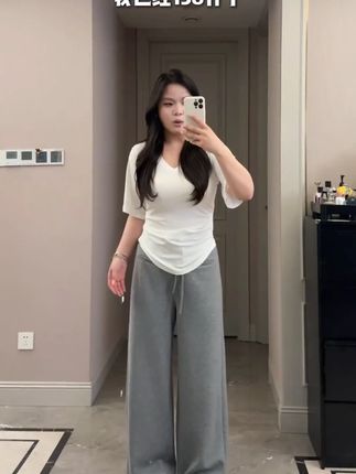 一口苏达云感裤,清冷慵懒风,韩系百搭显瘦! #慵懒风裤子 #显瘦裤子 #云感裤子 #韩系百搭裤 #清冷系裤子