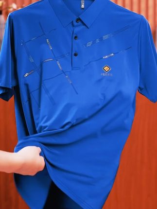 【夏季爆款】男士冰丝舒爽Polo衫,弹力不紧绷,抗皱免熨烫 【夏季新款】男士冰丝舒爽Polo衫,抗皱免熨烫,弹力不紧绷
