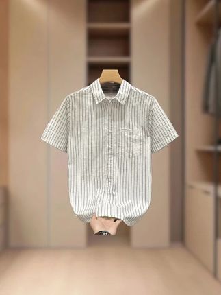 #翻领短袖衬衫 #男士衬衫 #衬衫上衣 #衬衫外套 #男士衬衫外套