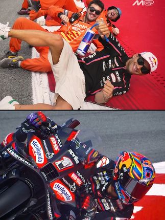 😂😂😂马丁和马修们玩得很开心~ #MotoGP
