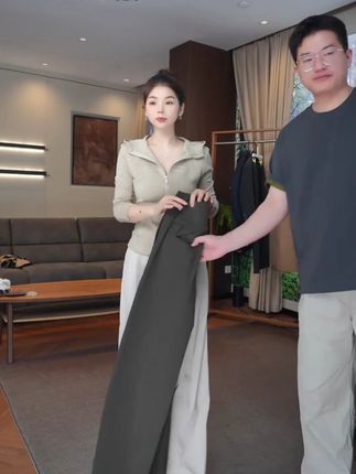 Tender Jinger【万能搭】经典高腰阔腿裤 #穿出高级感 #品质女装 #显高显瘦显腿长 #今天穿什么 #百搭裤子
