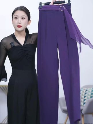 板正裤型显腿长,丝滑清爽舞动轻,简约时尚多舞种,优雅舞者必备 #摩登舞服 #国标舞服 #交谊舞服 #华尔兹舞服 #广场舞服装