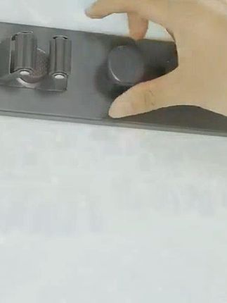 多吸盘碳钢拖把夹架免打孔浴室挂钩卫生间阳台强力拖布扫把挂架