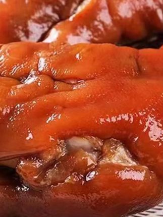 酱香猪蹄到手5斤熟食卤味开袋即食红烧猪蹄半劈500克*5袋#酱香猪蹄 #熟食卤味 #开袋即食 #美食分享 #解馋零食