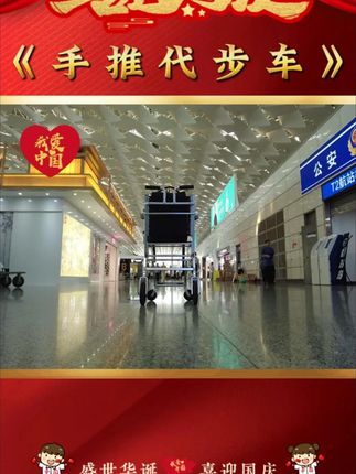 手推代步车 免托运 轻松带上飞机 #旅行 #日常出差 #vlog旅行记 #代步车