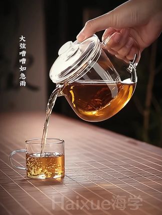 家用泡茶壶泡茶器煮茶杯具透明功夫道耐高温玻璃#茶具 #品茶静心 #今天你喝茶了吗 #器物之美 #茶壶