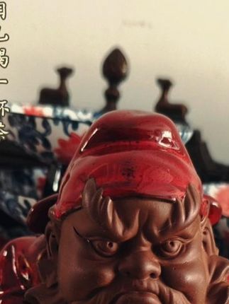 紫砂茶宠摆件天师钟馗 #工艺品摆件 #工艺品 #工艺摆件 #茶宠摆件