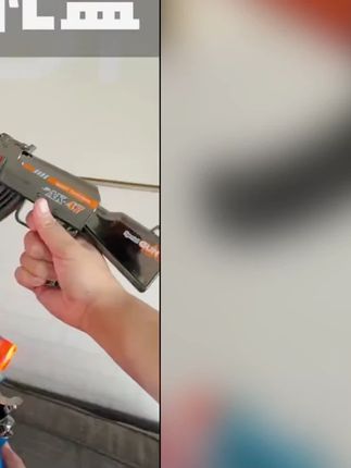 2025儿童玩具电动声光枪男孩3到6岁宝宝ak一47模型带刺刀左轮手枪