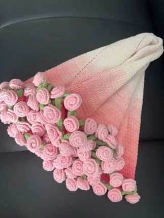 可变花束毯子毛线钩织玫瑰花束送女友浪漫礼物#花束 #花束毯子 #好物推荐🔥 #手工编织 #手工diy