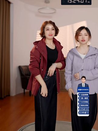 罗蒙中年妈妈秋装外套2025新款中老年女装春秋款风衣中长款上衣女