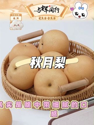 正宗山东秋月梨新鲜发货脆甜多汁应季#正宗山东秋月 #正宗山东秋月梨 #梨 #秋月梨