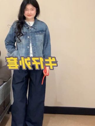 CCYE川川也美式复古水洗修身显瘦牛仔外套街头短款辣妹ins #牛仔外套
