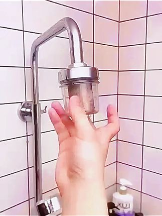 家用花洒净水器水质净化#家用花洒过滤器 #花洒水质净化 #淋浴室净水器 #热水器前置过滤 #洗衣机过滤神器